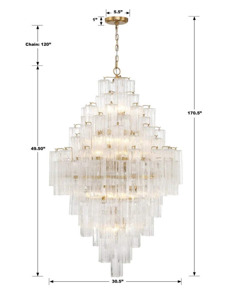 Ayla Tiered 20-Light Chandelier