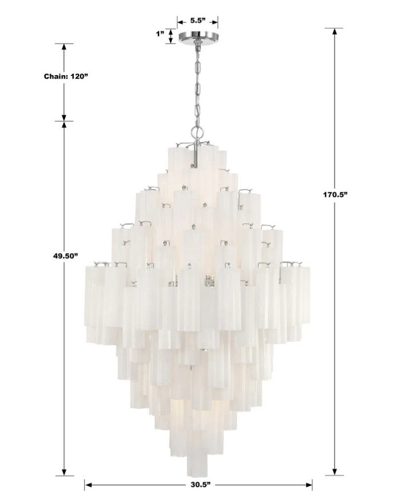 Ayla Tiered 20-Light Chandelier