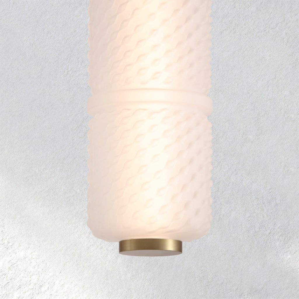 Axis Textured Glass Pendant
