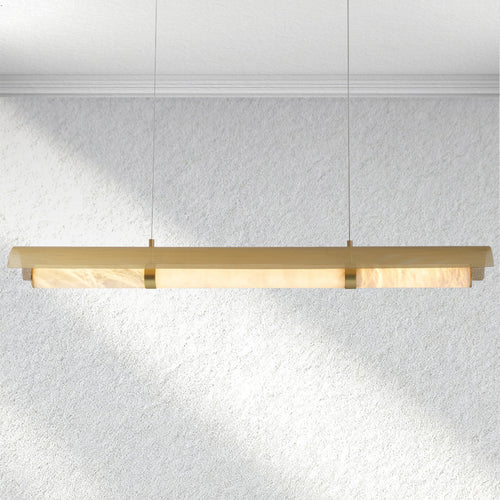 Carey Mirage Alabaster Linear Chandelier