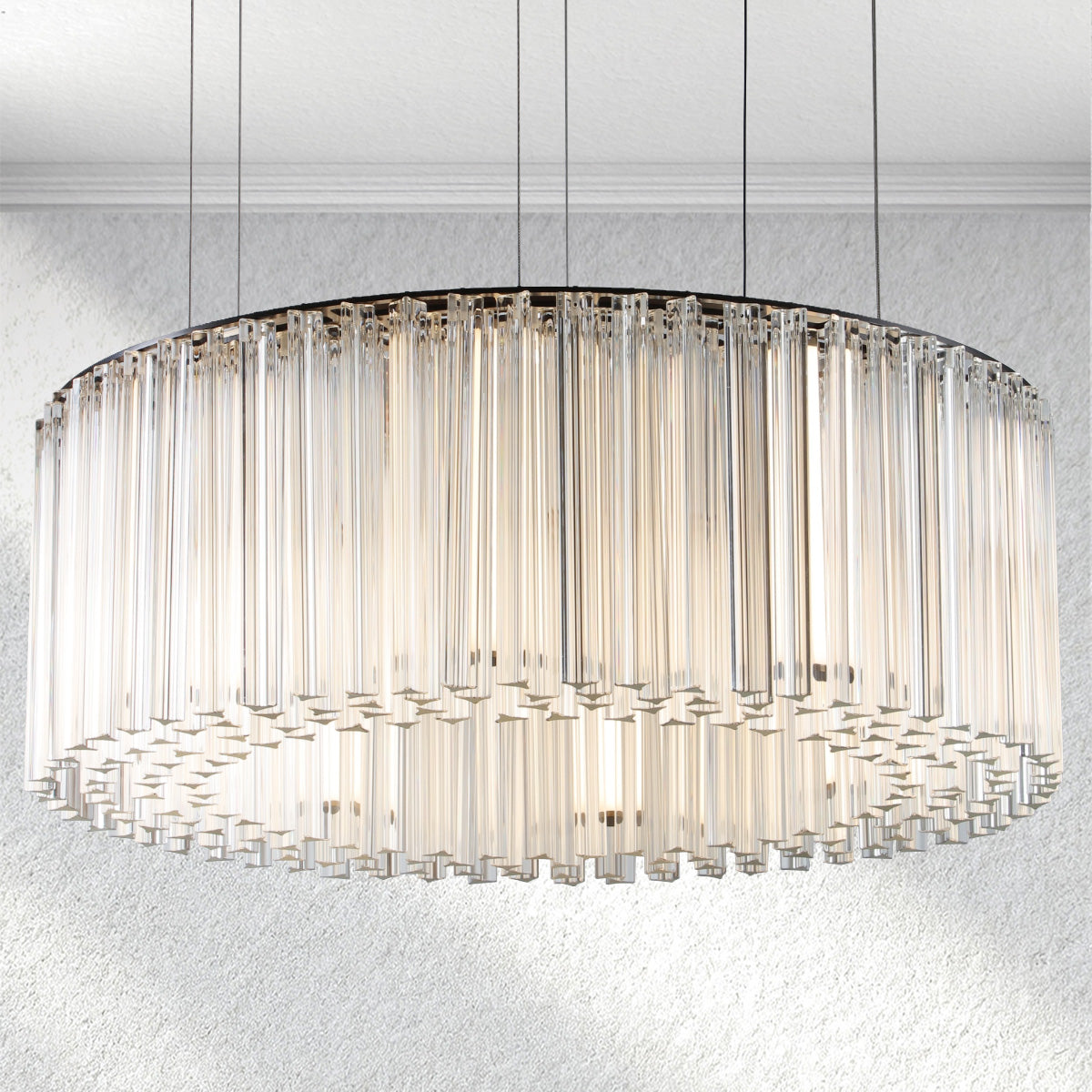 Carey Rainfall Round Chandelier