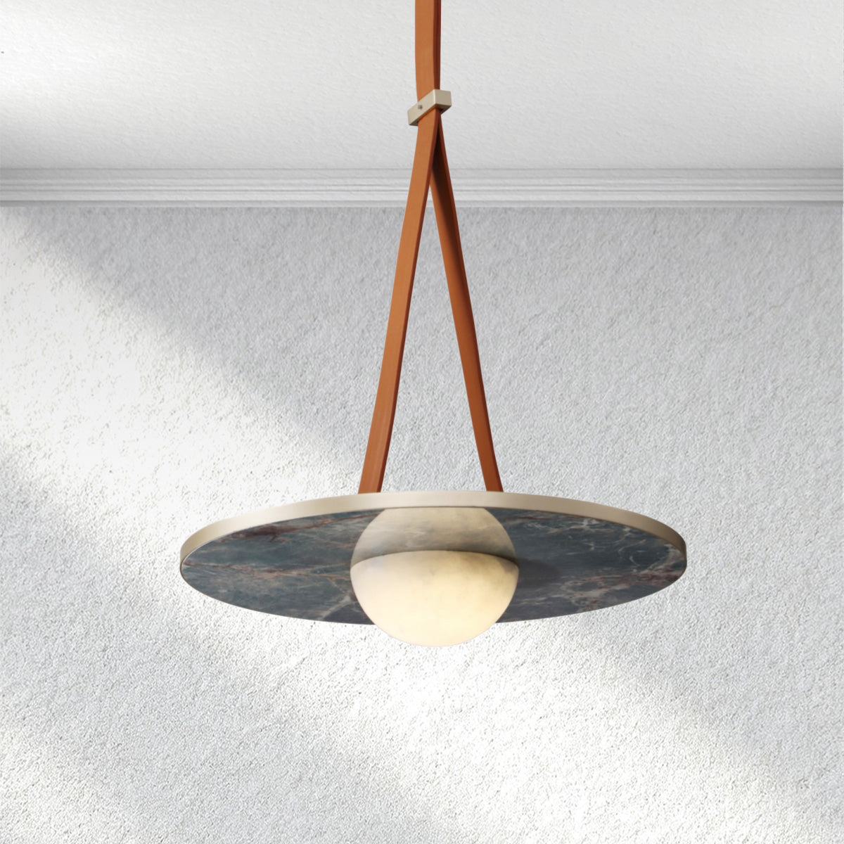 Carey FloatDisc Alabaster Pendant