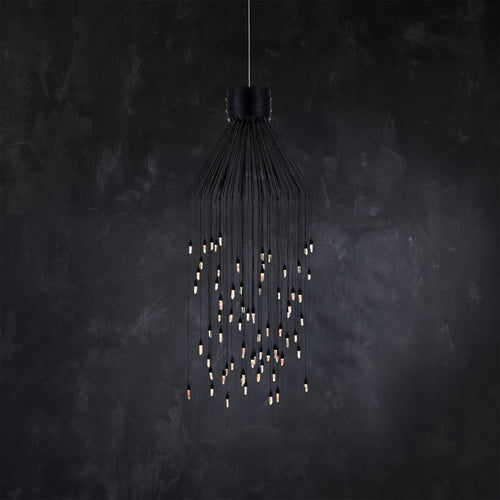Ambert Crystal Rain Flush Mount