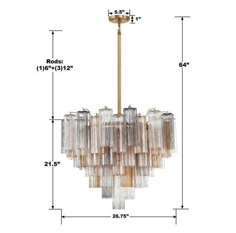 Ayla Round 12-Light Chandelier
