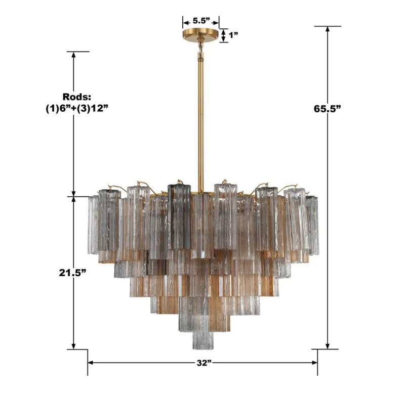 Ayla Round 16-Light Chandelier