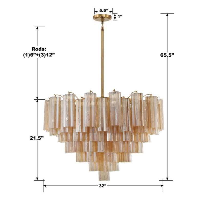 Ayla Round 16-Light Chandelier