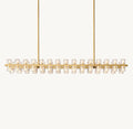 Akachon Rectangular Chandelier 54"