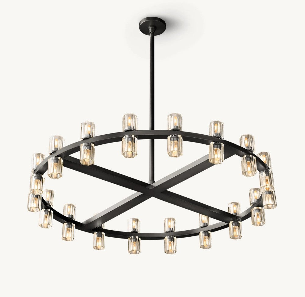 Akachon Round Chandelier 36"