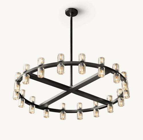 Akachon Round Chandelier 36"