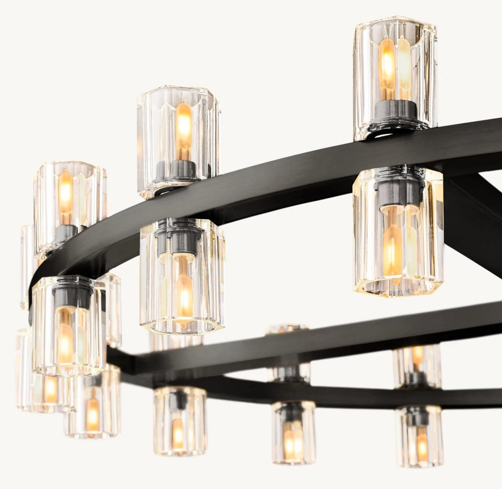Akachon Round Chandelier 36"