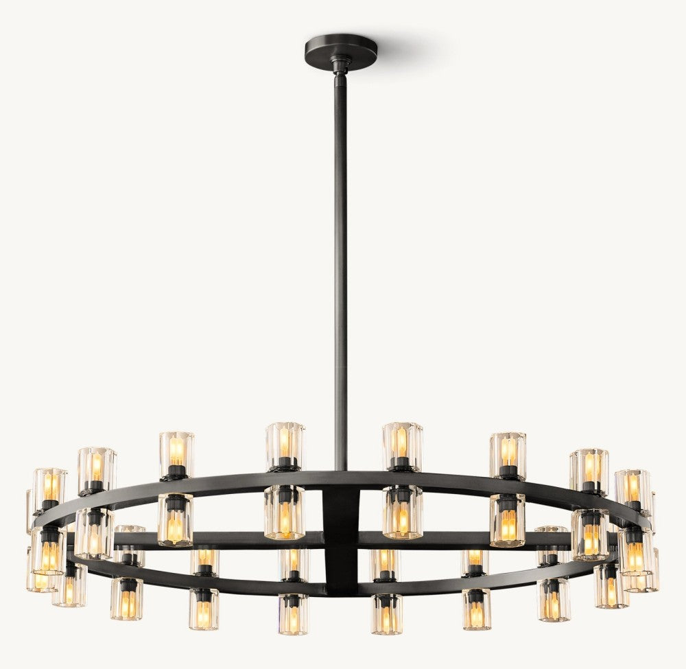 Akachon Round Chandelier 36"