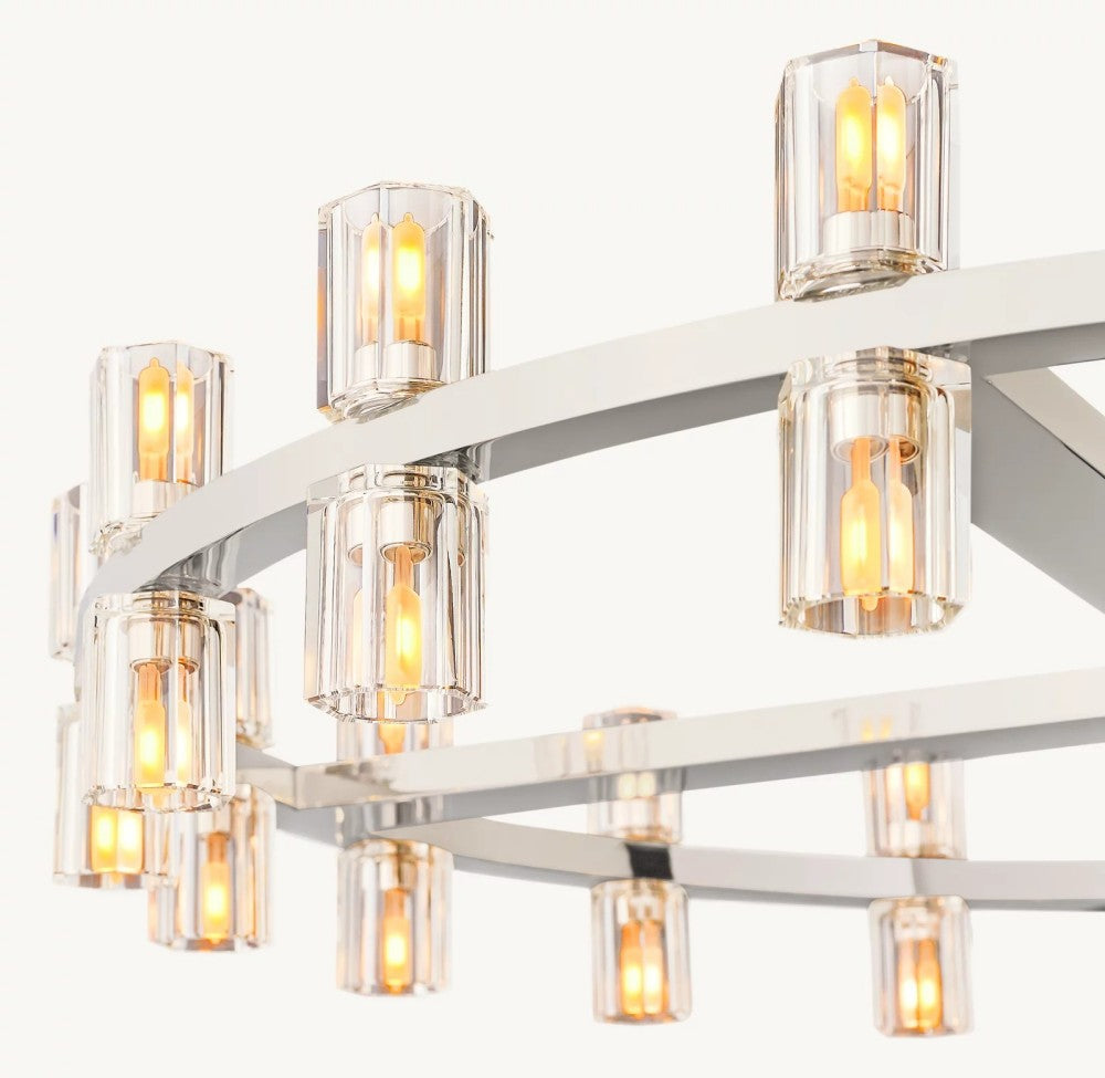 Akachon Round Chandelier 36"