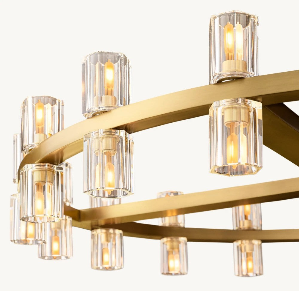 Akachon Round Chandelier 36"