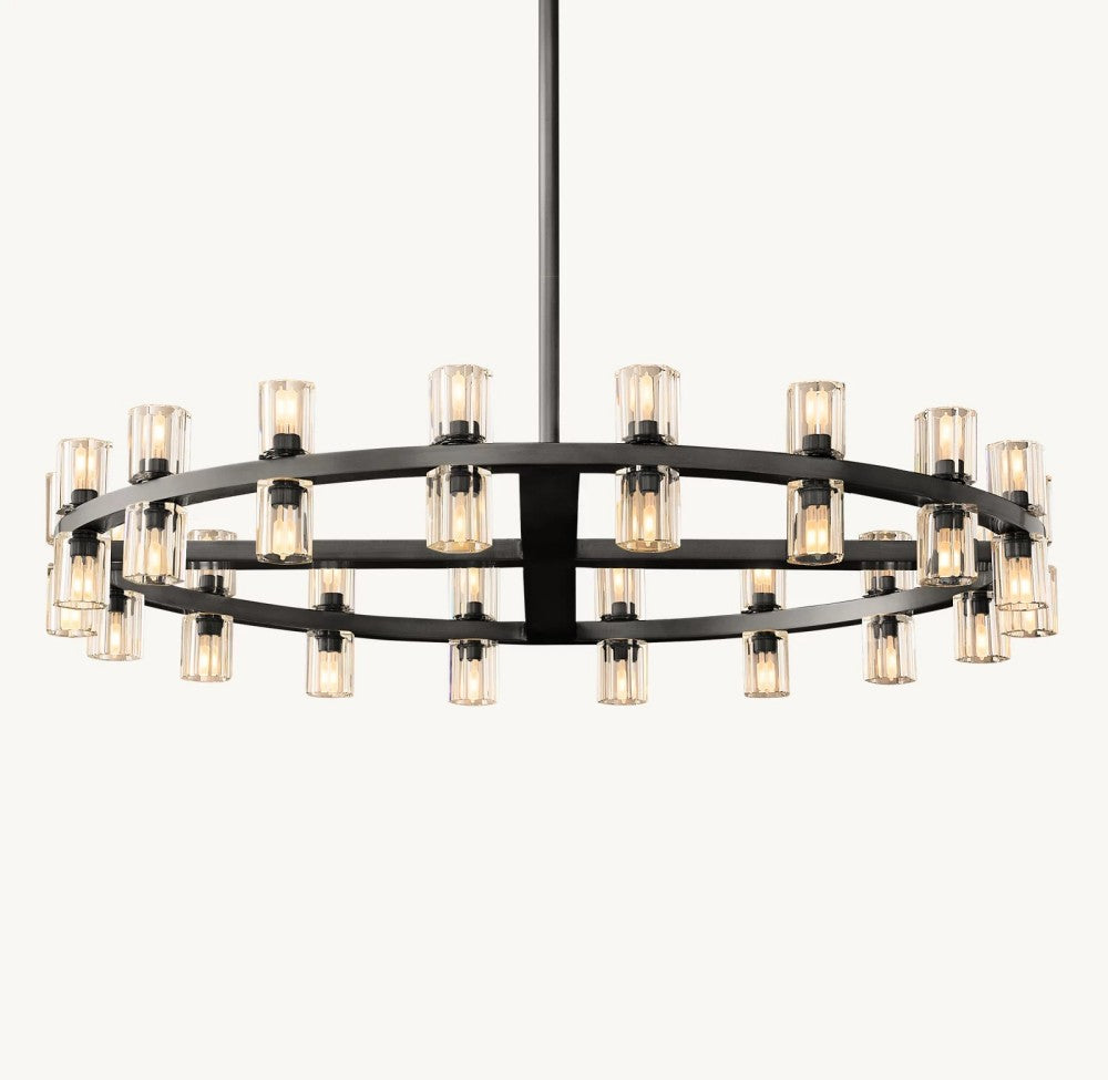 Akachon Round Chandelier 36"