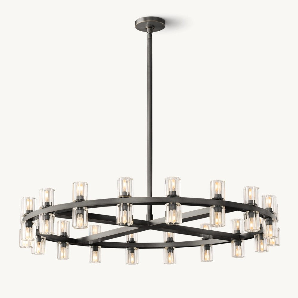 Akachon Round Chandelier 36"