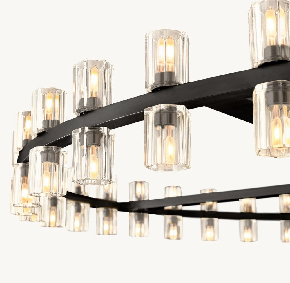 Akachon Round Chandelier 60"