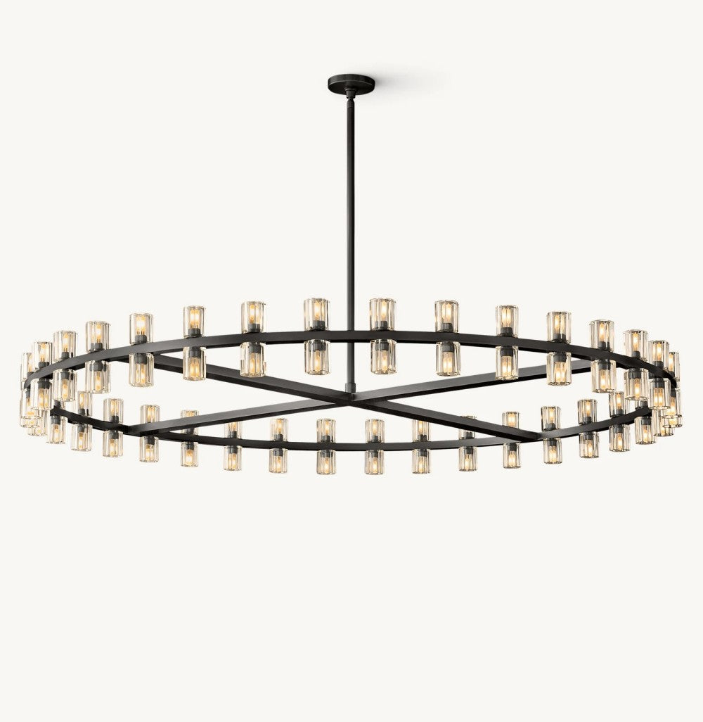 Akachon Round Chandelier 60"