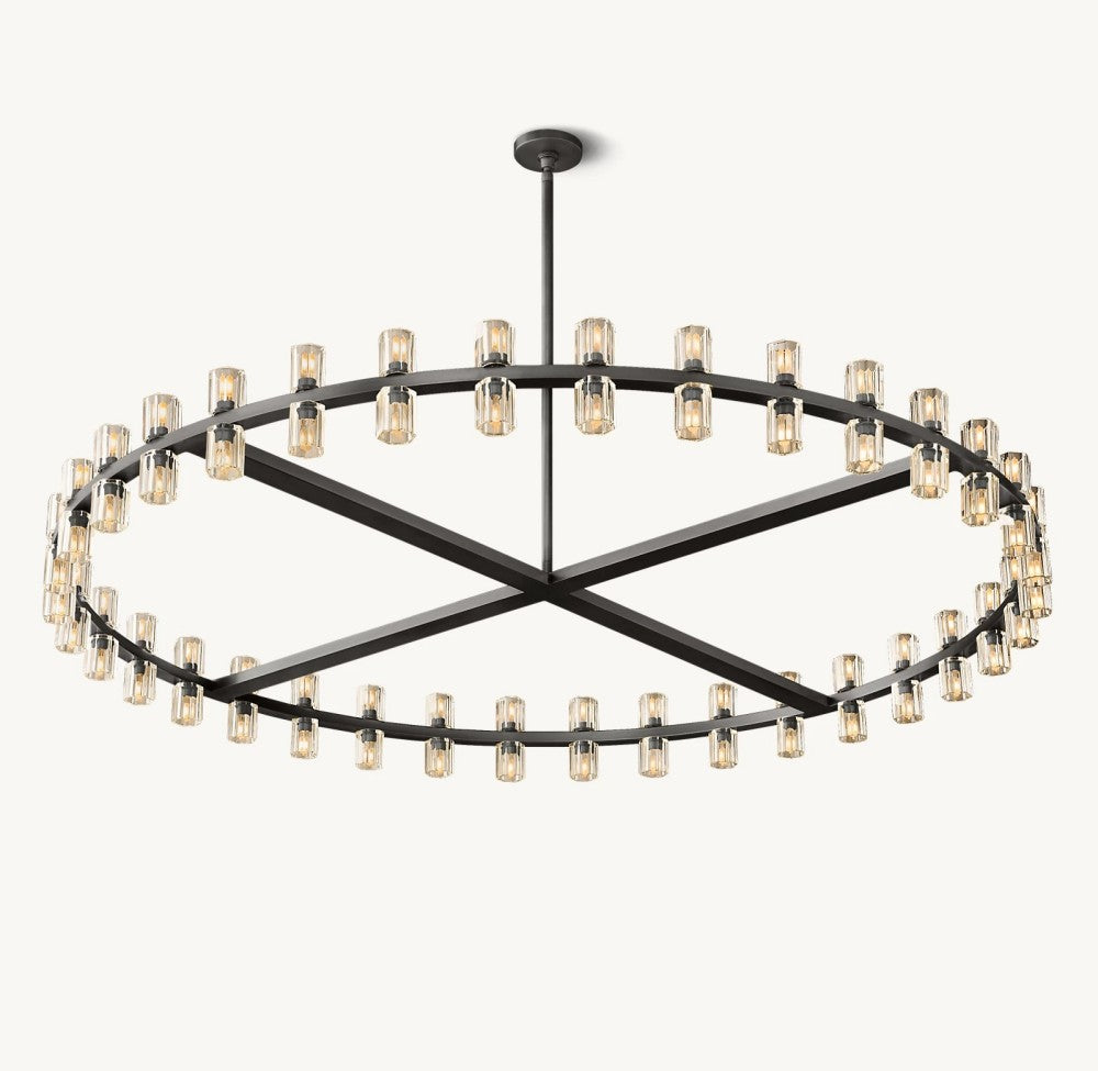 Akachon Round Chandelier 60"