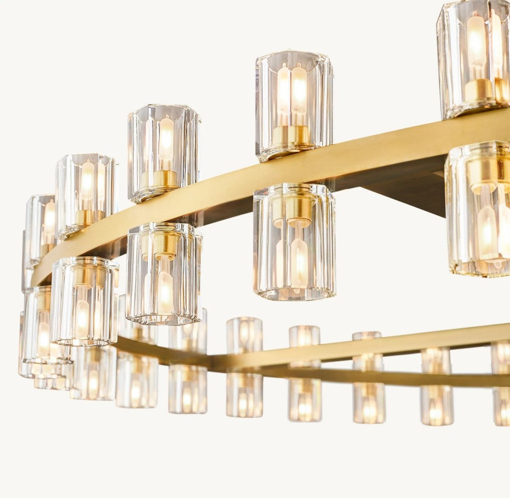 Akachon Round Chandelier 60"