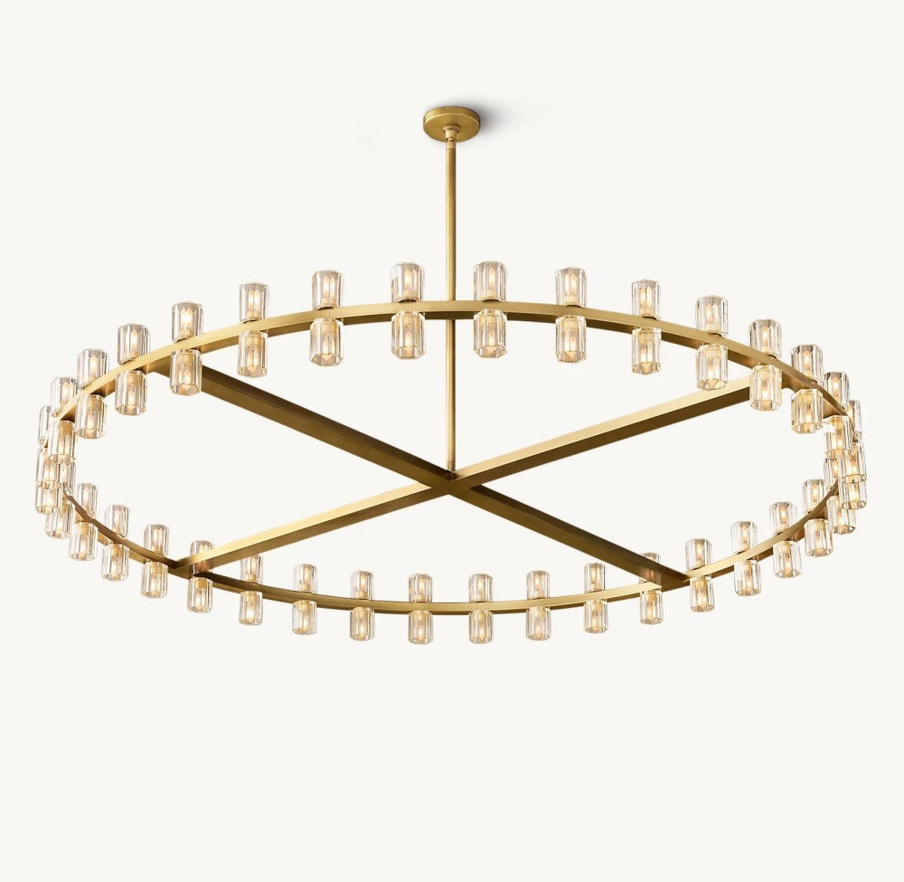 Akachon Round Chandelier 60"