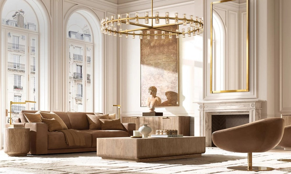 Akachon Round Chandelier 60"