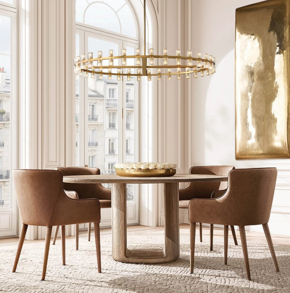 Akachon Round Chandelier 60"