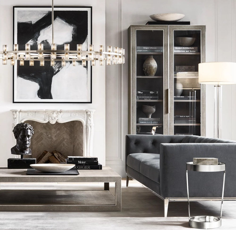 Akachon Round Chandelier 60"