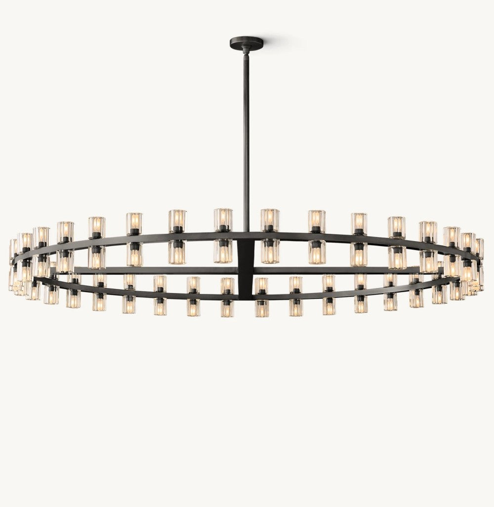 Akachon Round Chandelier 60"