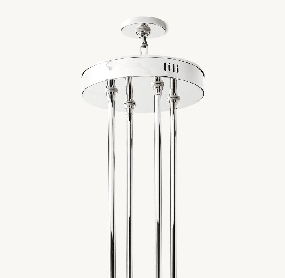 Akachon Round Two-Tier Chandelier 60"