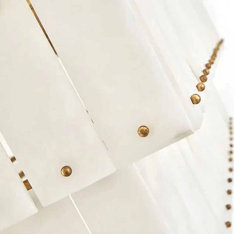 Alabaster Rancho 2-Tier Linear Chandelier