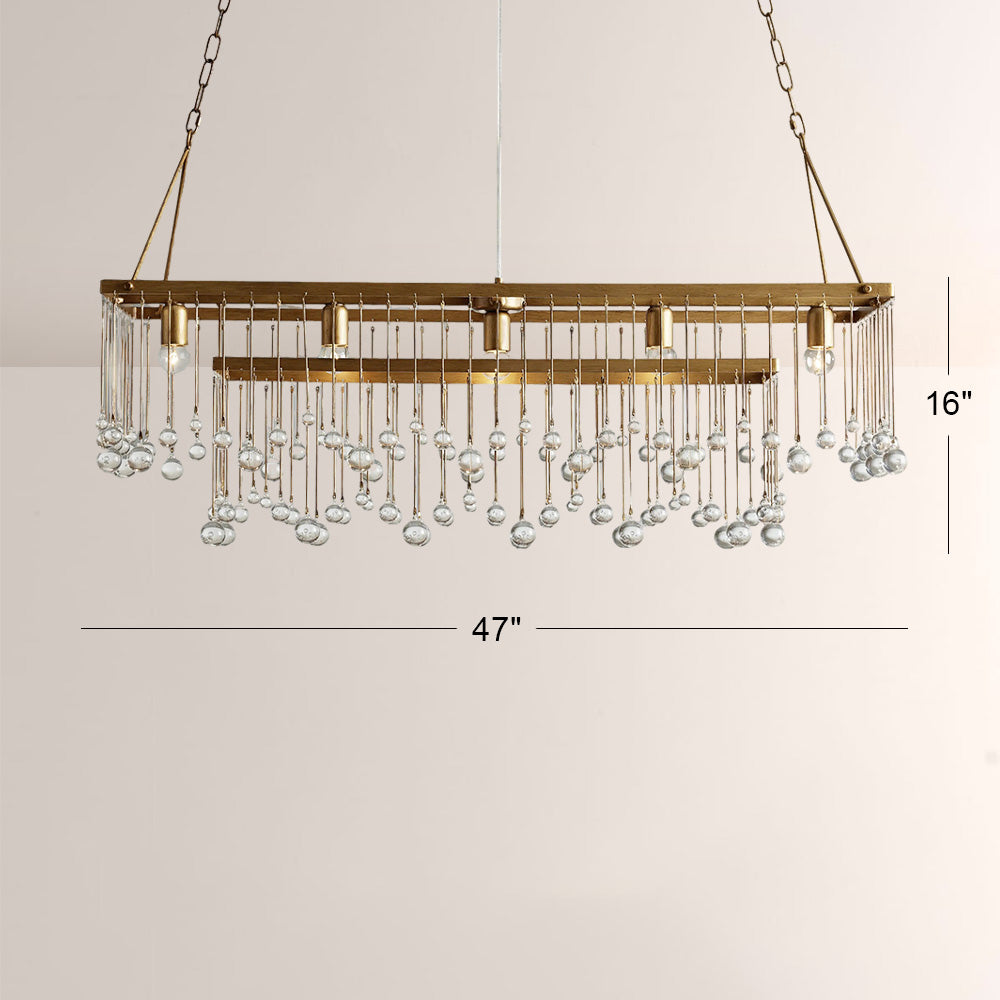 Aubluxe Rectangular Chandelier