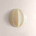 Aveline Clamshell Ribbed Opal Glass Wall Sconce