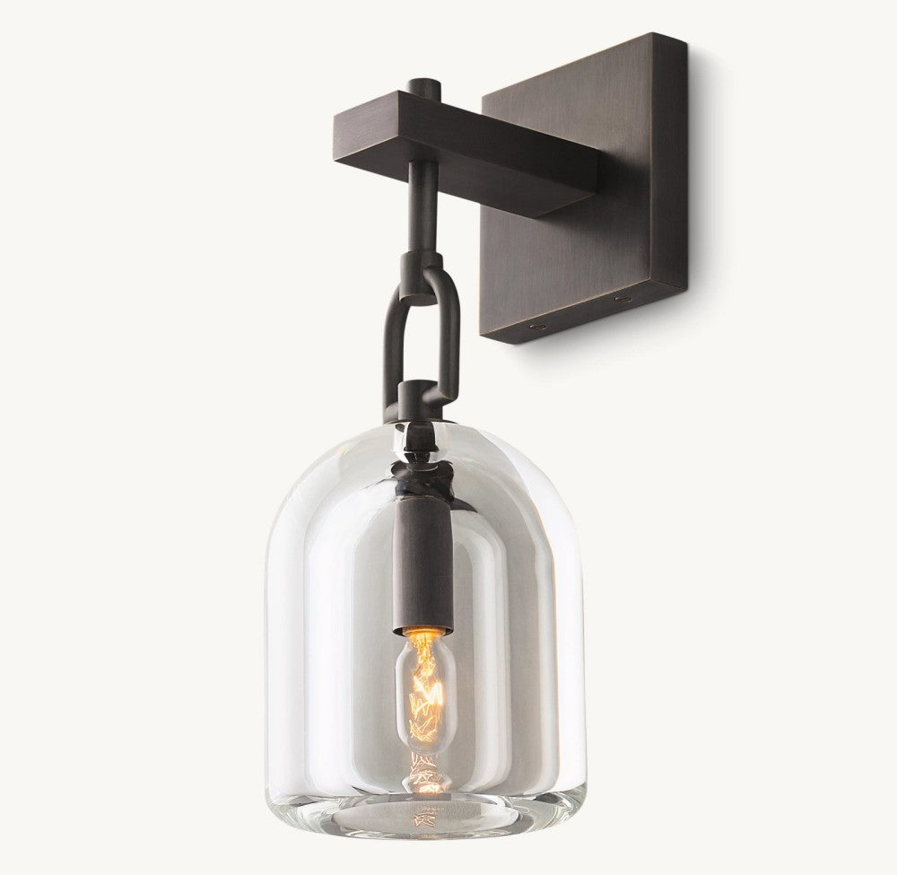 Begavet Cloche Sconce