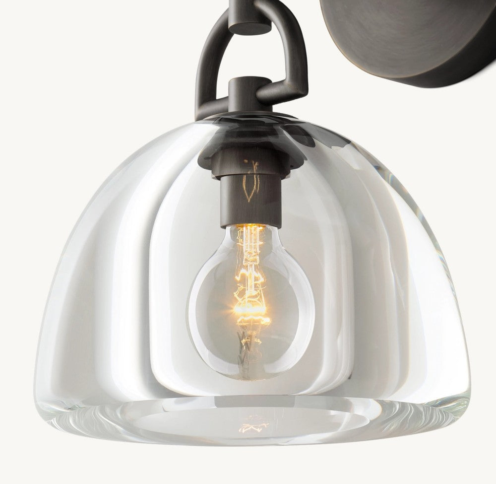 Begavet Dome Sconce