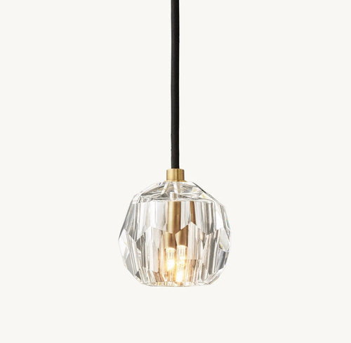Bulle Cristal Glass Cord Pendant