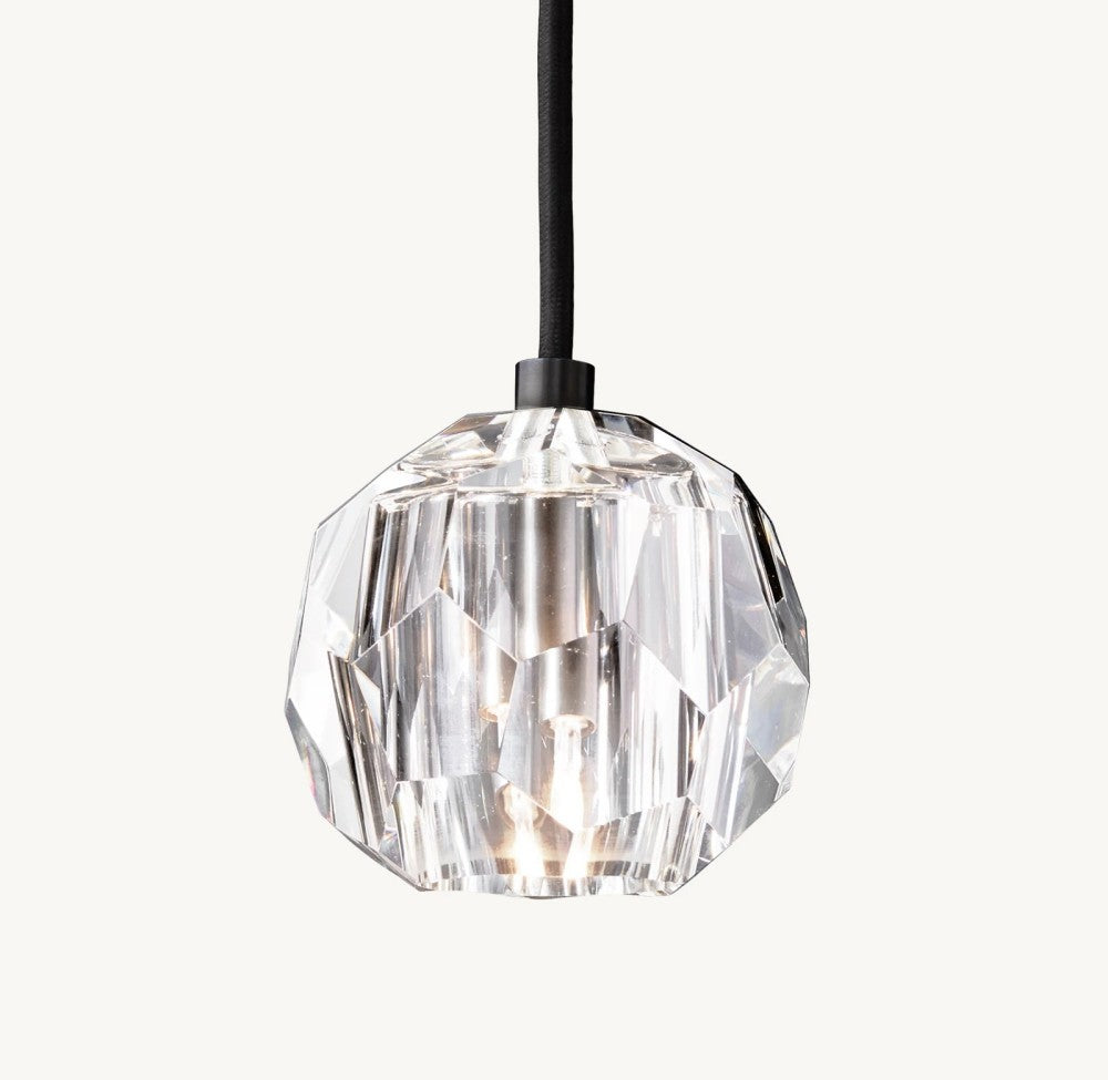 Bulle Cristal Glass Cord Pendant