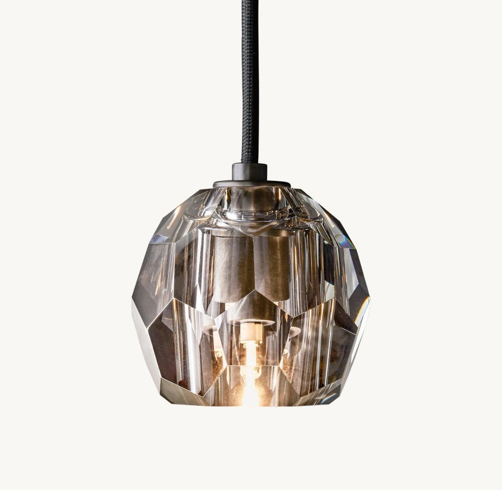 Bulle Cristal Glass Cord Pendant