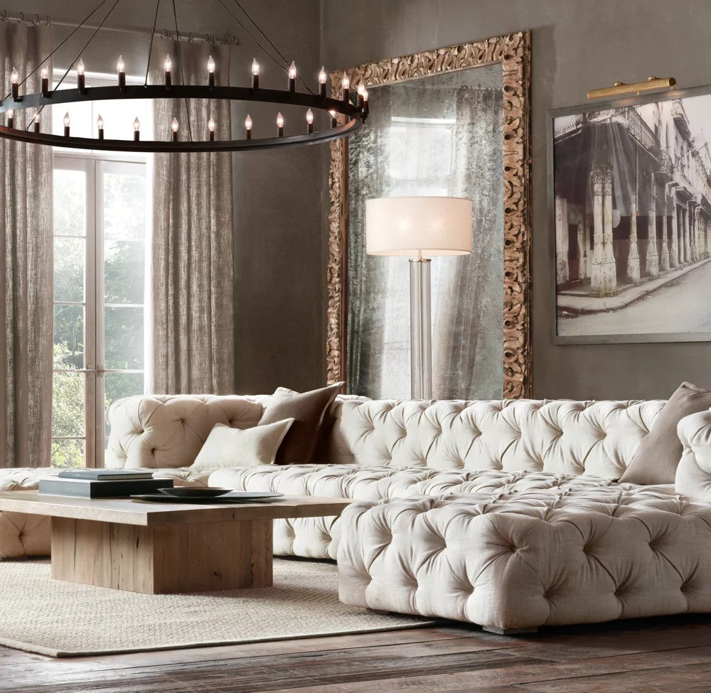 Camena Vintage Candelabra Round Chandelier