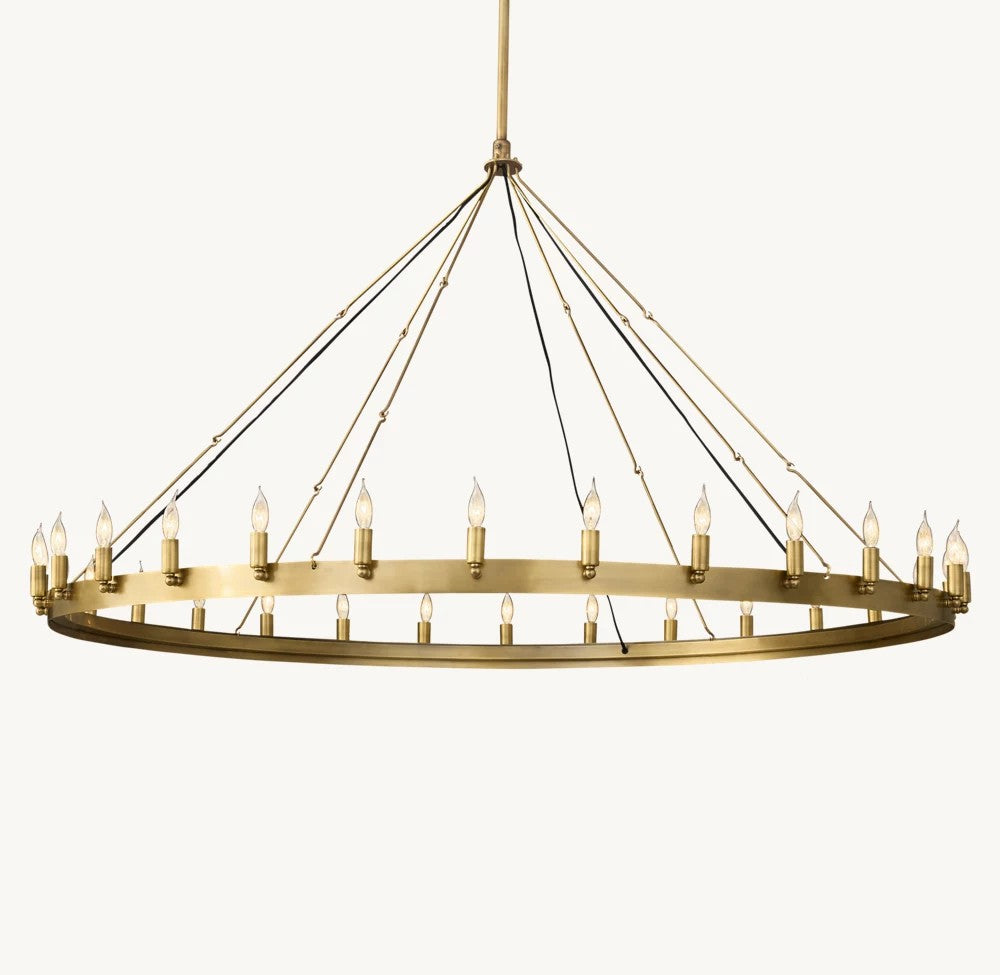 Camena Vintage Candelabra Round Chandelier