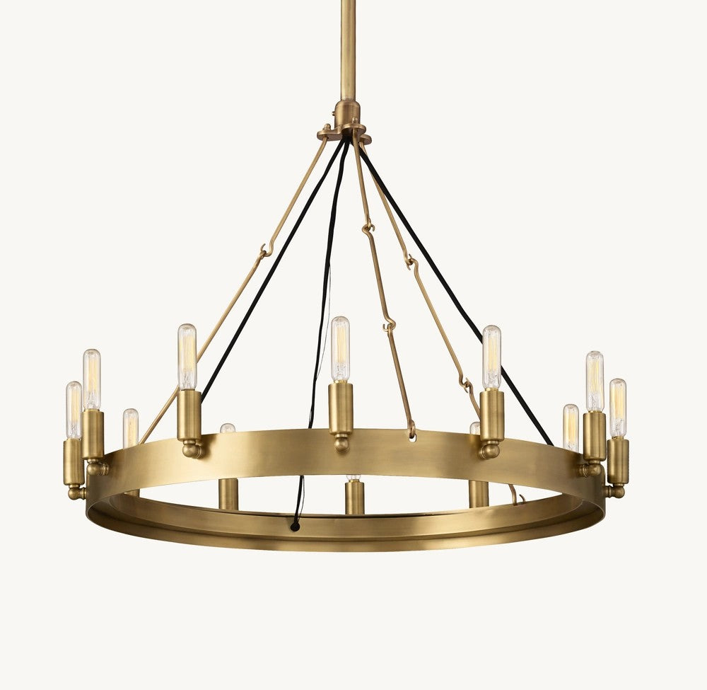 Camena Vintage Filament Round Chandelier