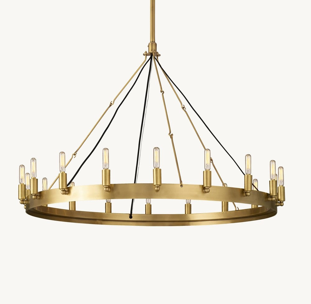 Camena Vintage Filament Round Chandelier