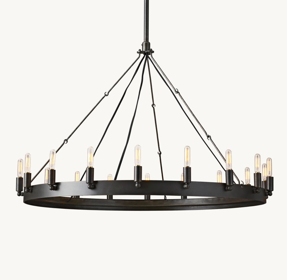 Camena Vintage Filament Round Chandelier