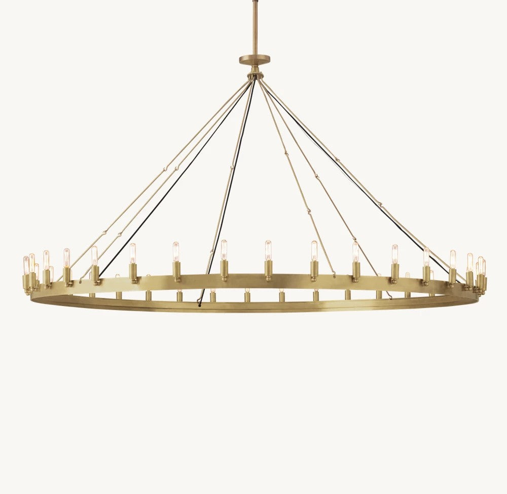 Camena Vintage Filament Round Chandelier