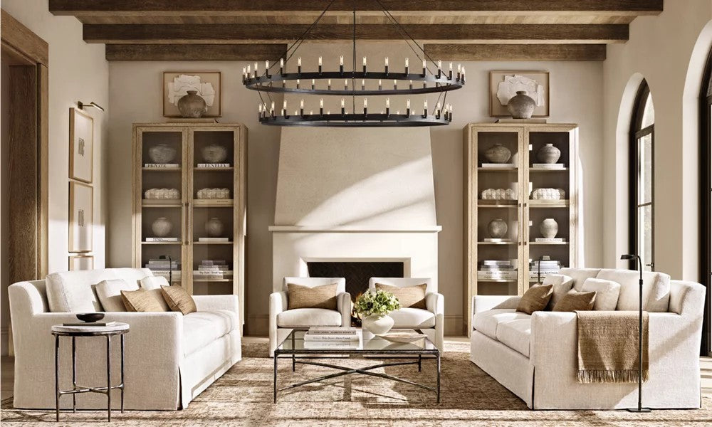 Camena Vintage Filament Two-Tier Chandelier