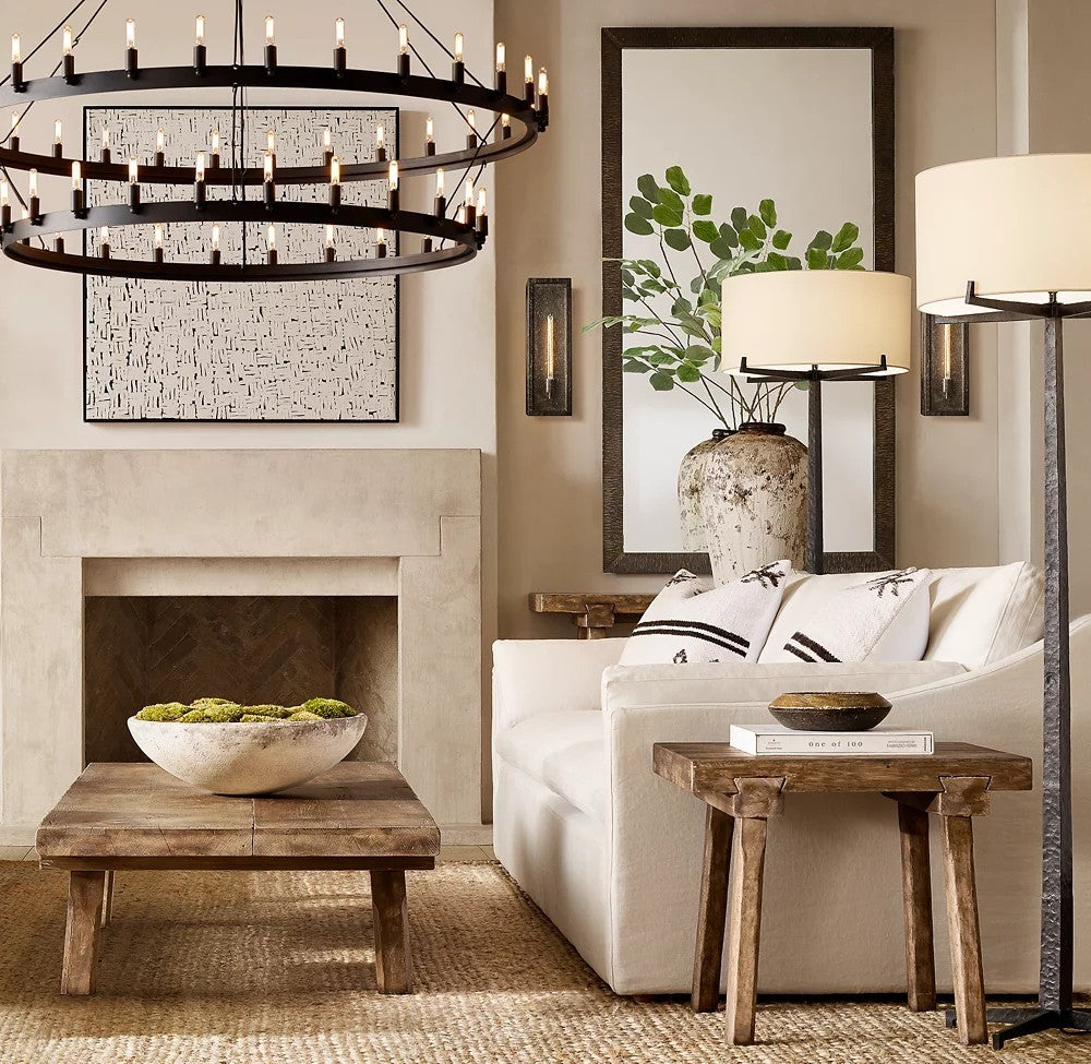 Camena Vintage Filament Two-Tier Chandelier