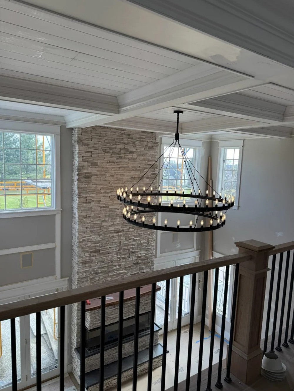 Camena Vintage Filament Two-Tier Chandelier