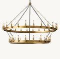 Camena Vintage Filament Two-Tier Chandelier