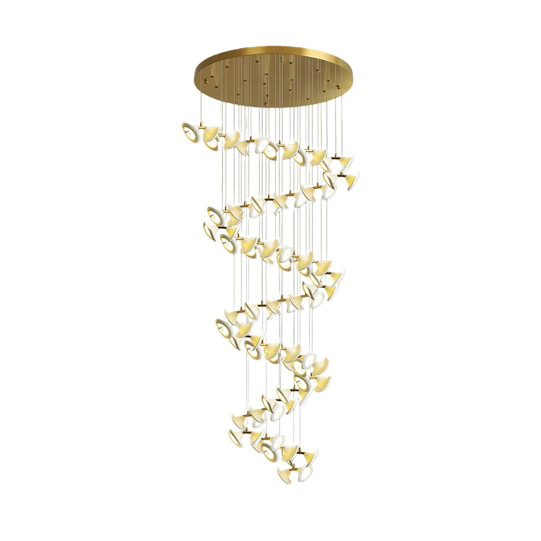 Ceramic Chandeliers Luxury Tulip Flower Ceiling Light