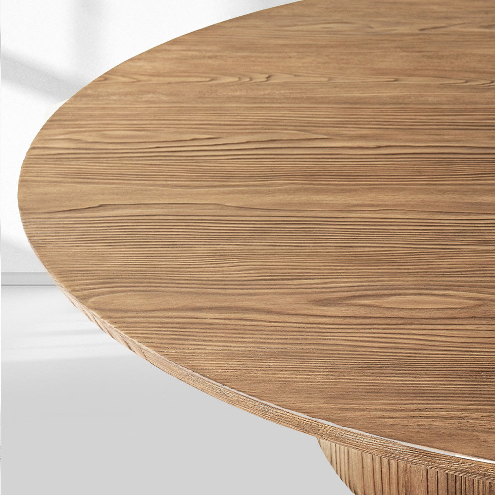 Cirglam Pedestal Round Coffee Table