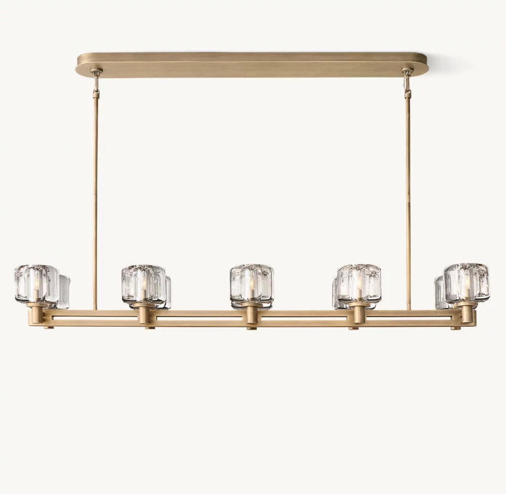 Delmare Double Linear Chandelier 54“